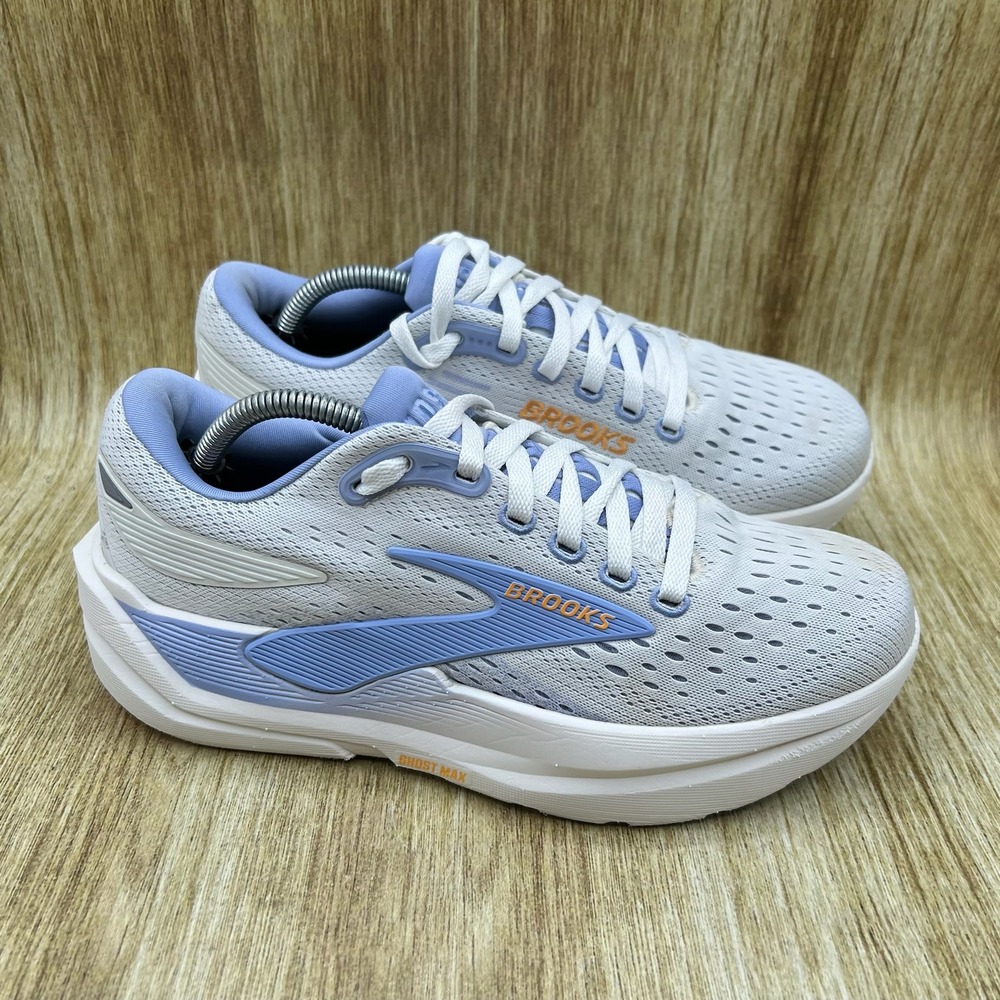 Brooks Ghost Max 3 Women's Size 7.5 Coconut Blue Heron Running Shoes 1204571B151